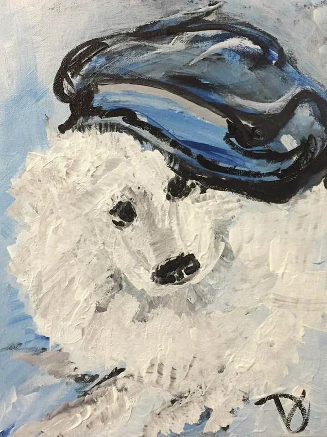 Animal Painting - Cody by Debora Lewis