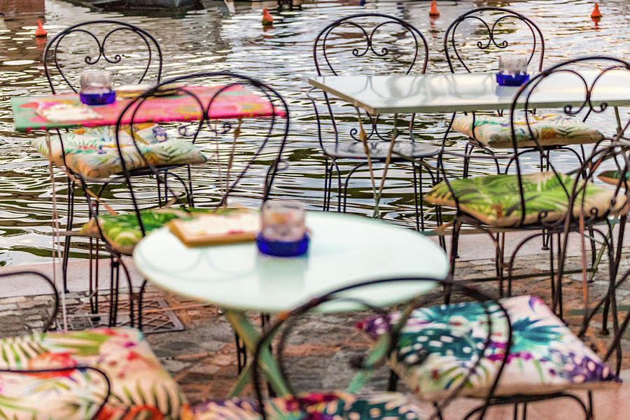 Coffe Tables On Port Channel Photograph by Vivida Photo PC