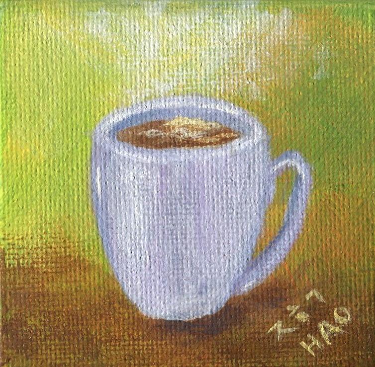 Coffee 2 Painting by Helian Cornwell