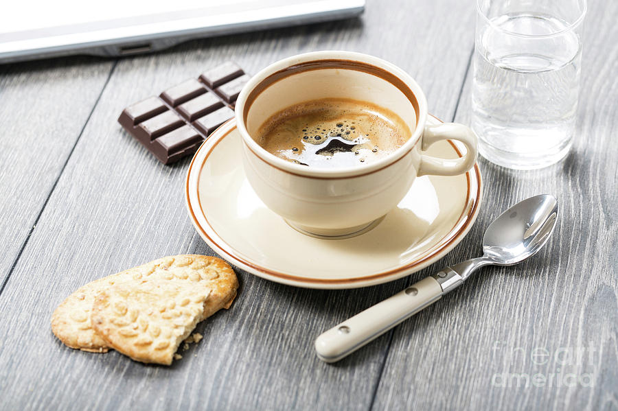 Coffee And Snacks Photograph by Wladimir Bulgar/science Photo Library