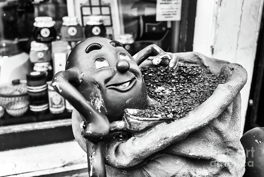 Coffee Bean Man in Amsterdam Photograph by John Rizzuto
