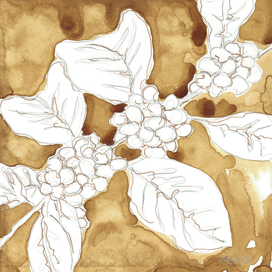 Coffee Mixed Media - Coffee Beans by Amy Lewark Coffee Mixed Media - Coffee Beans by Amy Lewark