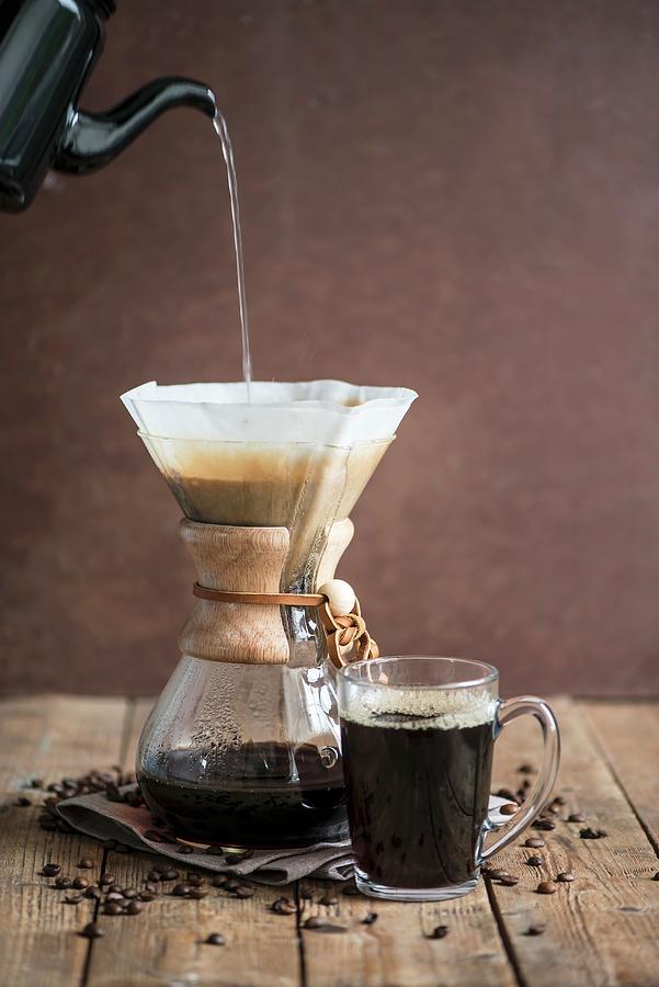 Coffee Being Brewed Photograph by Fotografie-lucie-eisenmann