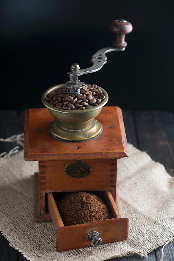 Coffee Grindiing Machine Photograph by Nitin Kapoor