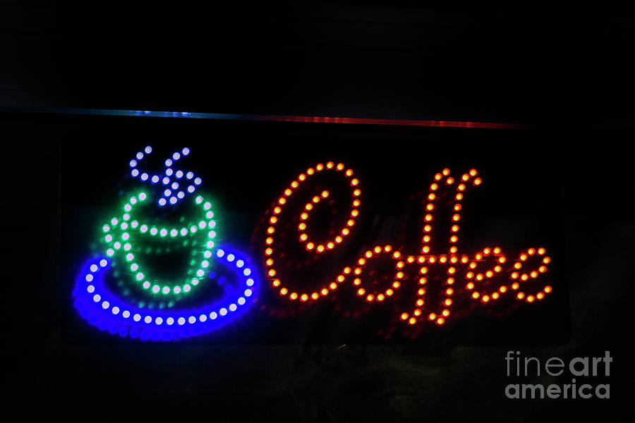 Coffee Sign Photograph by Patricia Hofmeester