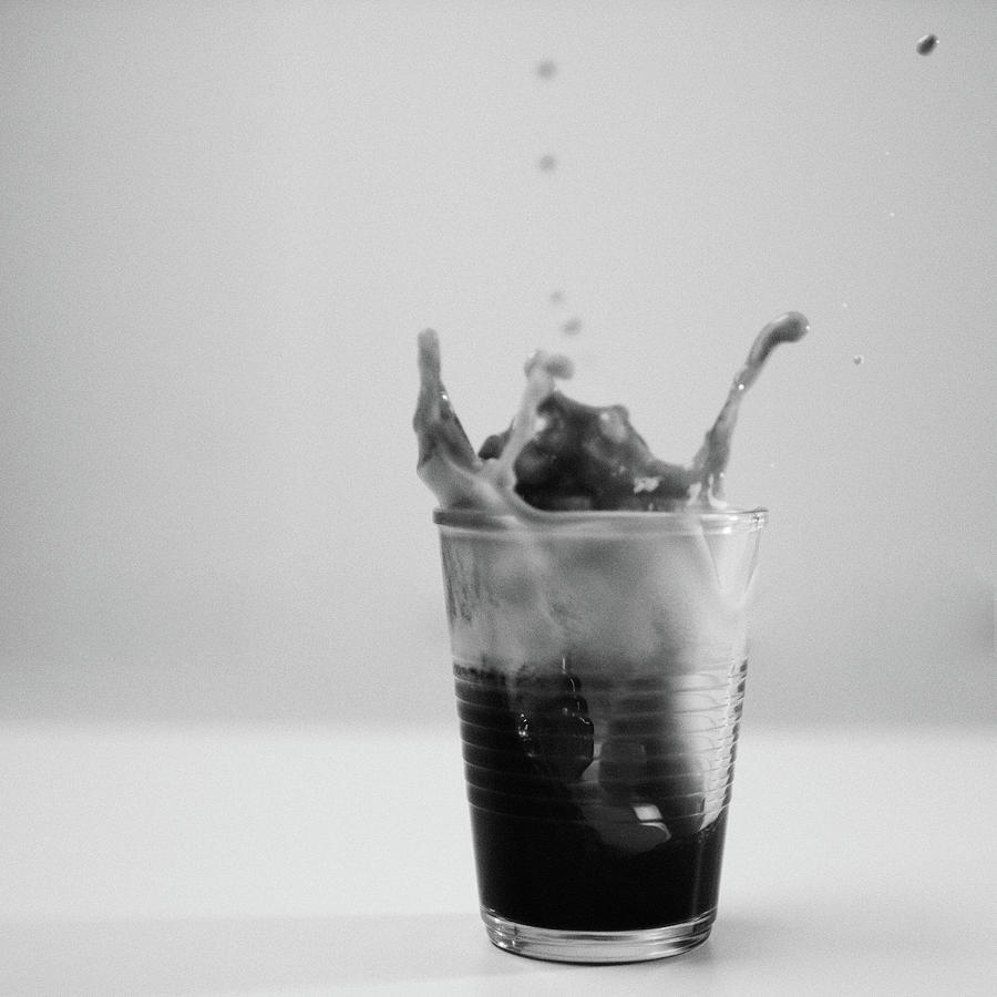 Coffee Splash Photograph by By Thomas Schaller