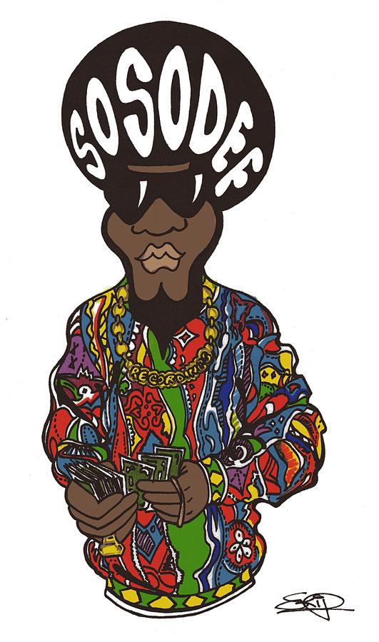 Coogi Afroman Drawing by SKIP Smith