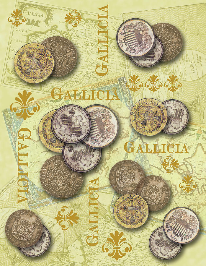 Coin Painting by Maria Trad
