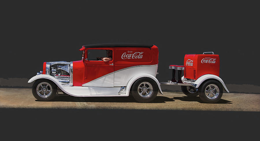 coca cola truck and trailers