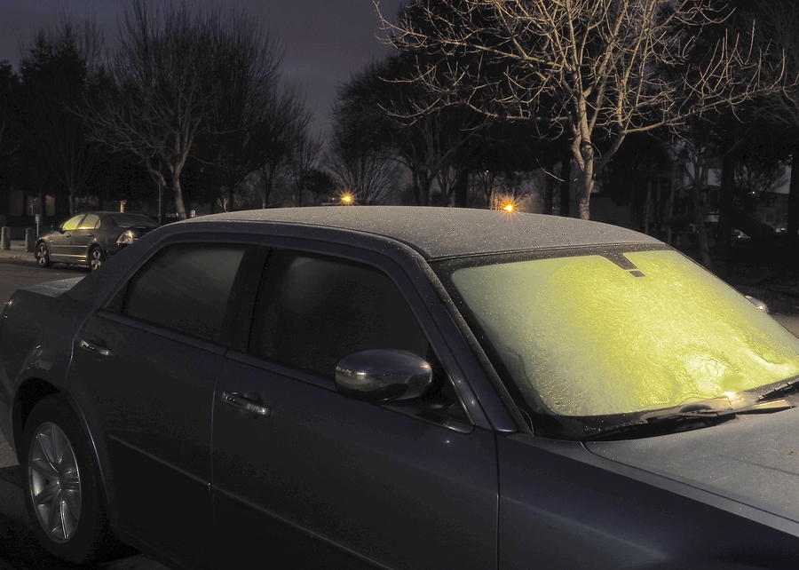 Cold Frosty AM Commute Photograph by Richard Thomas