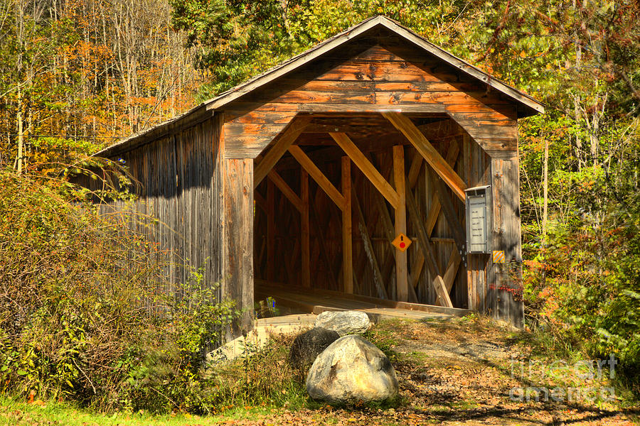 Cold River Covered Bridge Photograph by Adam Jewell
