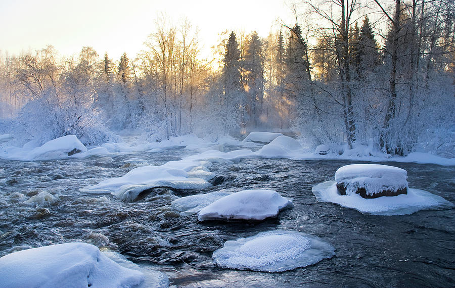 Cold River Photograph by Ssuni