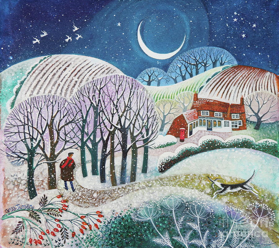 Cold Snap Painting by Lisa Graa Jensen