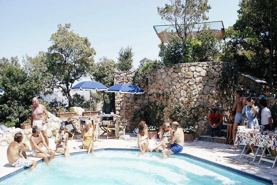 Coleman Pool Photograph by Slim Aarons