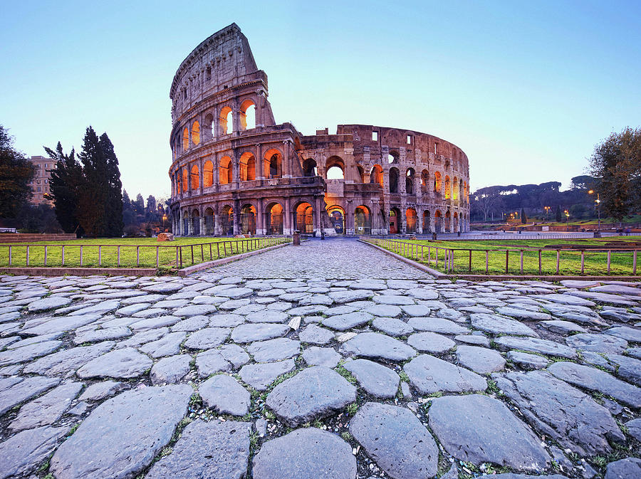 Coliseum, Roman Forum, Rome, Italy Digital Art by Maurizio Rellini