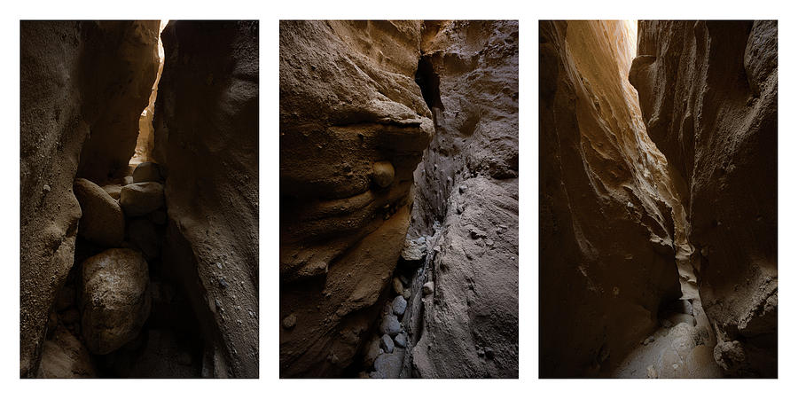 Collage - Canyon Sin Nombre Slot Canyon Photograph by Alexander Kunz