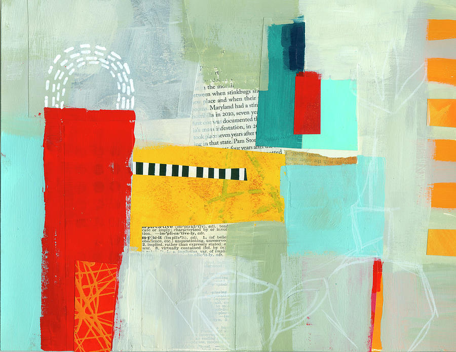 Collage Painting #2 Painting by Jane Davies
