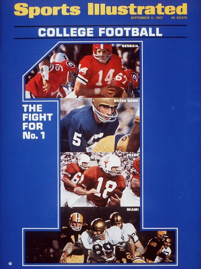 College Football Sports Illustrated Cover Photograph by Sports Illustrated
