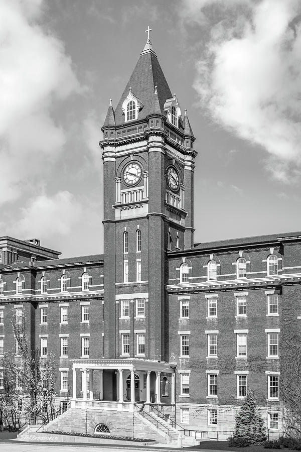 College of the Holy Cross O Kane Hall Clock Tower Photograph by University Icons