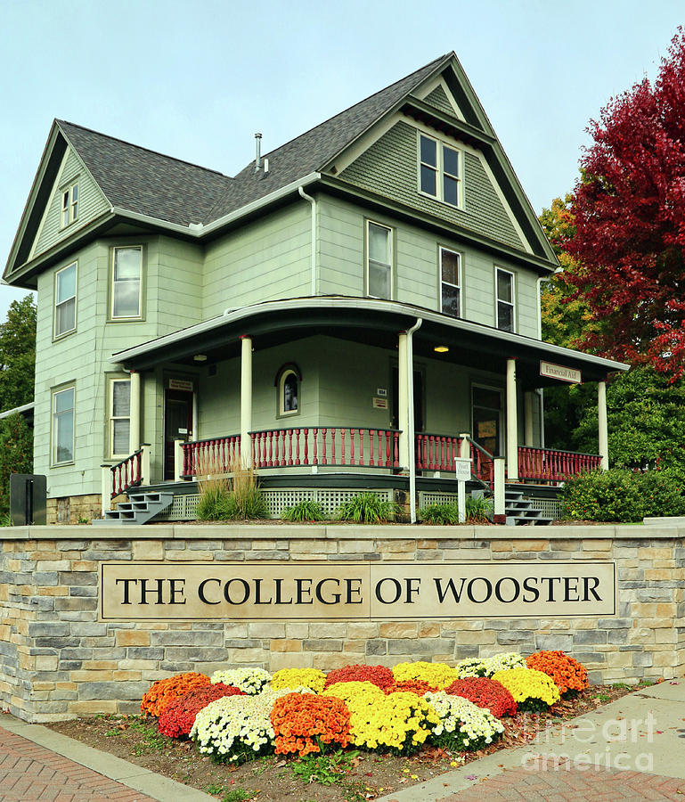 College of Wooster Sign  5392 Photograph by Jack Schultz