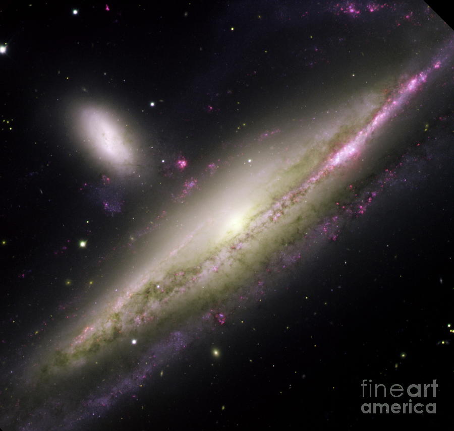 Colliding Galaxies Ngc 1531 And Ngc 1532 Photograph by Noao/aura/nsf/science Photo Library
