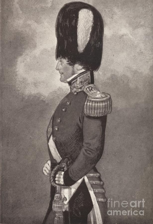 Colonel Boyle, Grenadier Guards, C19th Drawing by Print Collector