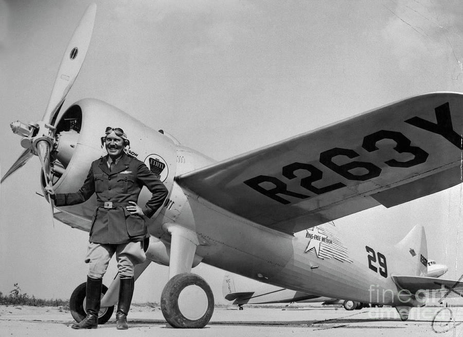 Colonel Roscoe Turner With Airplane Photograph by Bettmann