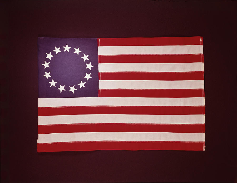 Colonial Us Flag By H Armstrong Roberts