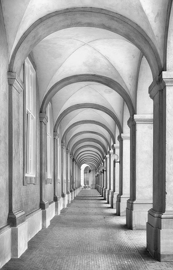 Architecture Photograph - Colonnade by Lotte Grnkjr