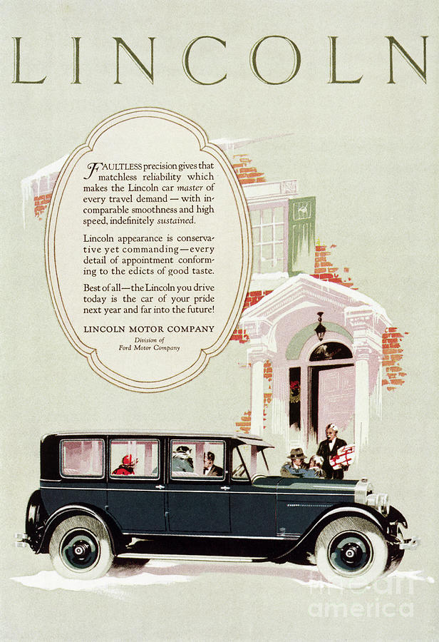 Color Advertisement For 1926 Ford Photograph by Bettmann