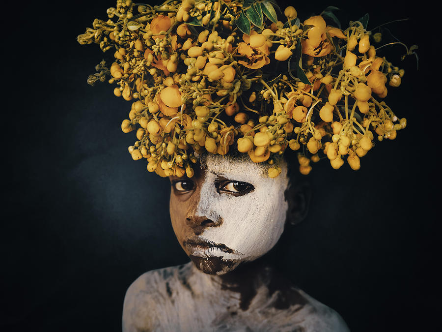 Hat Photograph - Color Boy-suri by Svetlin Yosifov