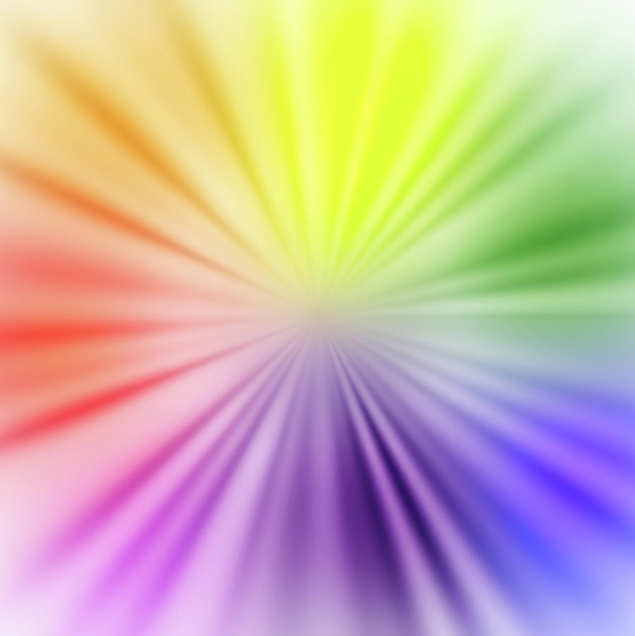 Color Burst Square Photograph by Bill Wakeley