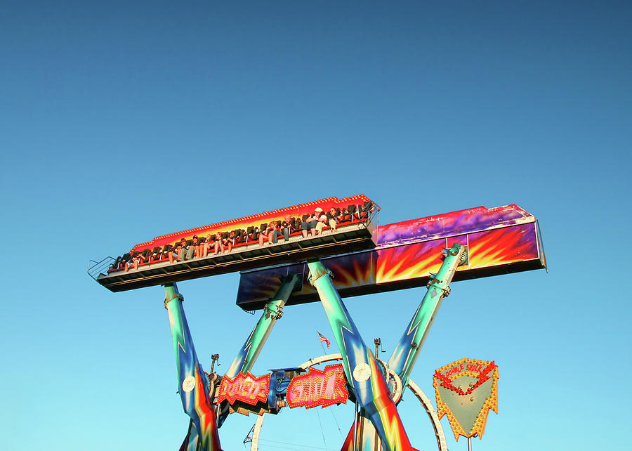 Color Carnival Ride Photograph by Todd Klassy