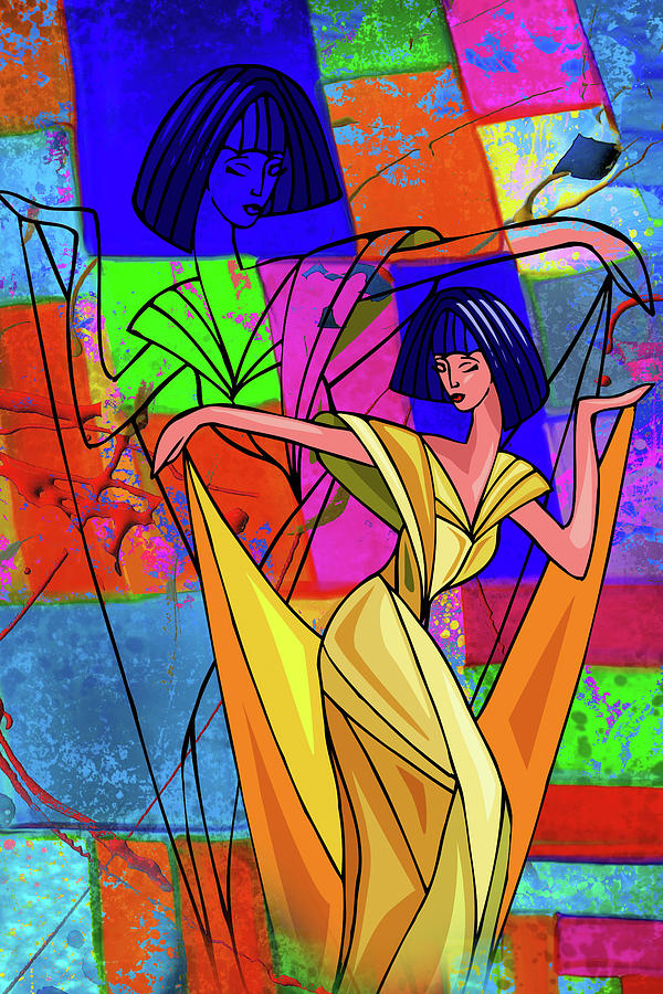 Dance Mixed Media - Color Dance by Ata Alishahi