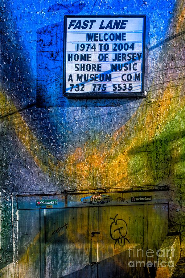 Music Photograph - Asbury Park Color Fast Lane Nightclub Museum Demolished 2013 Asbury Park NJ by Chuck Kuhn