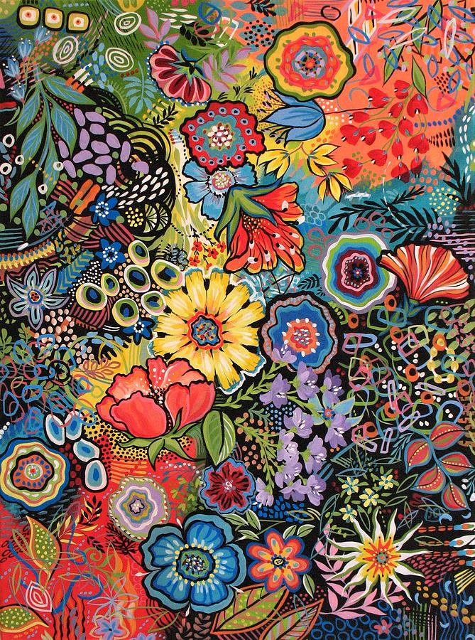 Color Garden II Painting by Diana Martin - Fine Art America