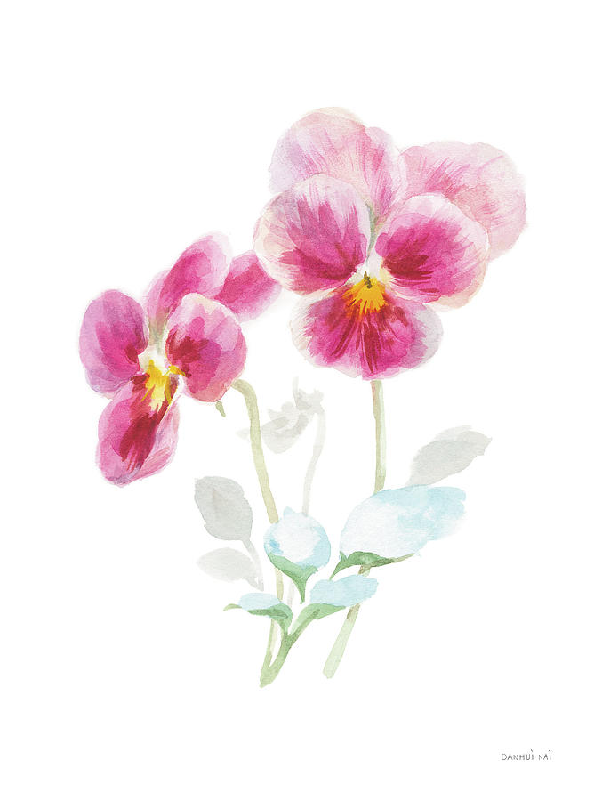 Flower Painting - Color Of Spring Iv by Danhui Nai