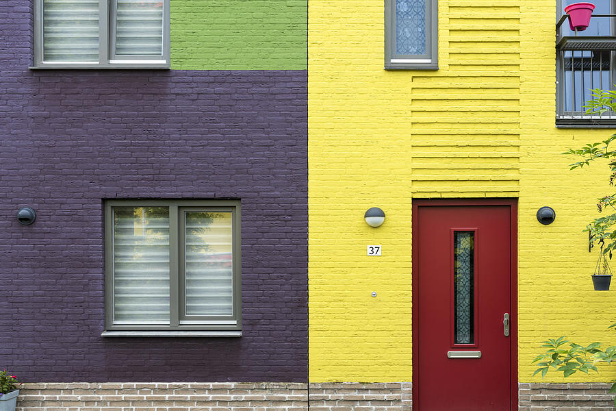 Architecture Photograph - Color Palette by Greetje Van Son