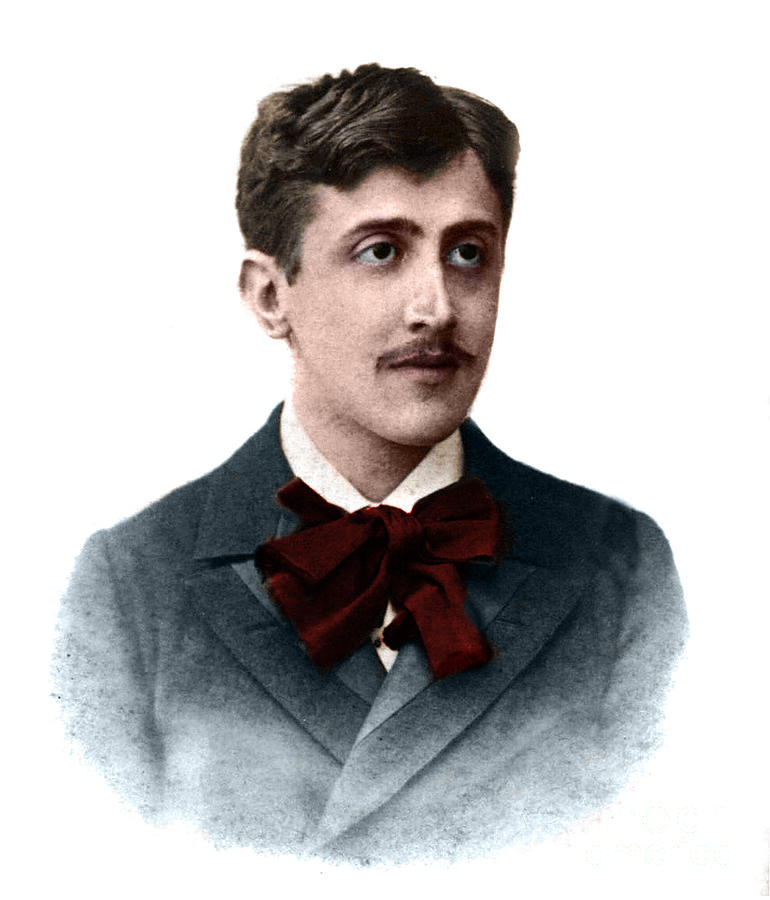 Color portrait of Proust Photograph by French School