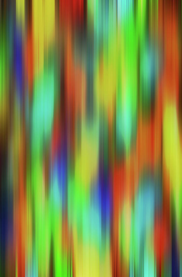 Color rain abstract 1 Photograph by Alexey Stiop