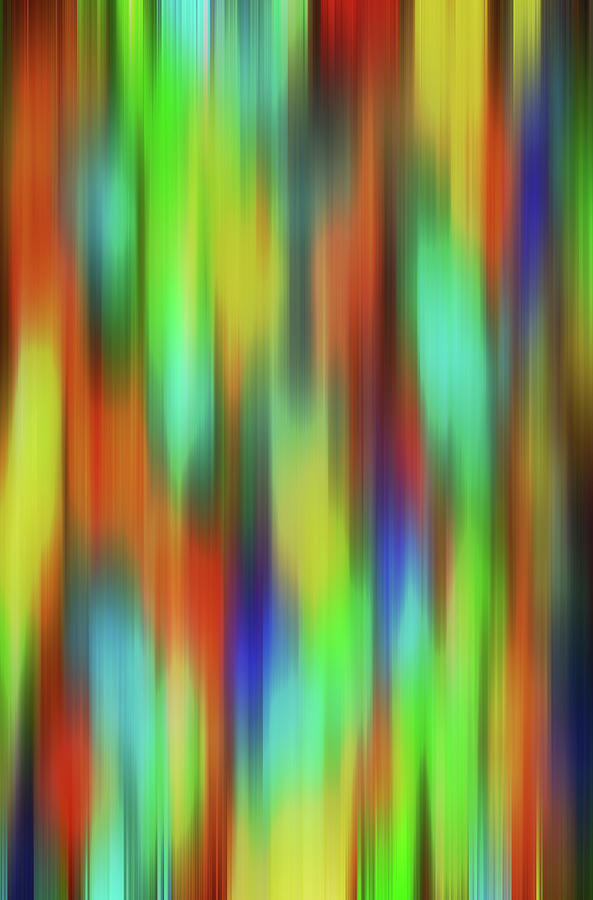 Color Rain Abstract 3 Photograph