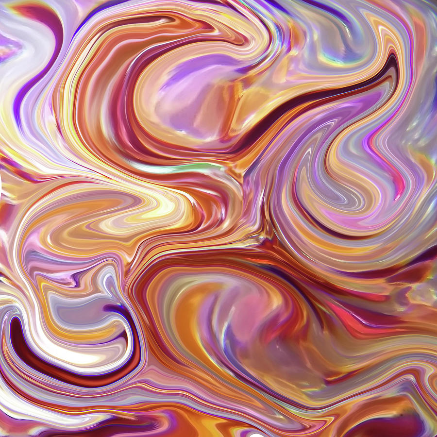 Color Tempest Digital Art by Marilyn Borne