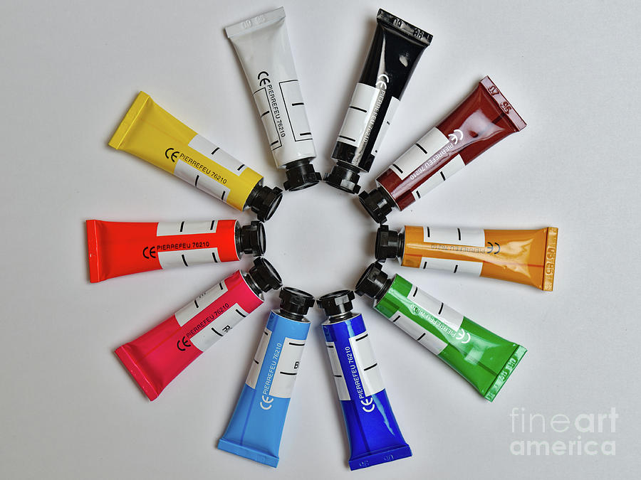 Color Wheel Photograph - Color Wheel by Angelo DeVal Color Wheel Photograph - Color Wheel by Angelo DeVal