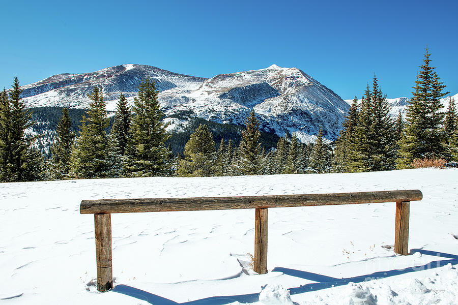 Colorado Mountain Hitching Post in the Snow Photograph by Aloha Art