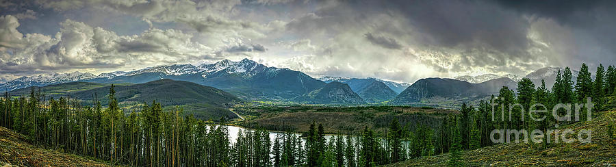 Colorado Mountains, Panorama Photograph by Felix Lai