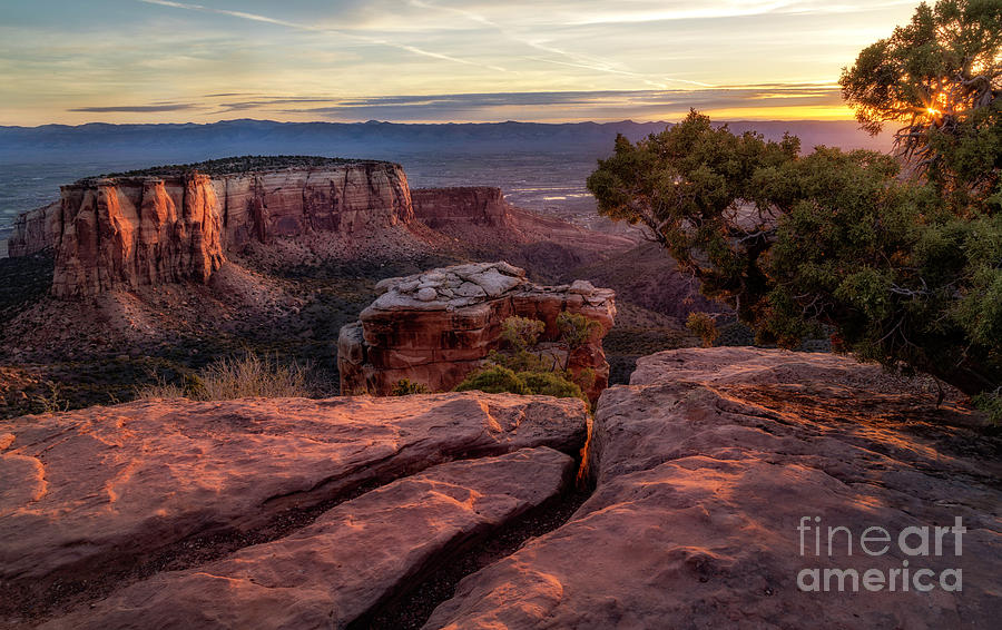 Colorado National Monument Overlook at Sunrise Photograph by Ronda Kimbrow