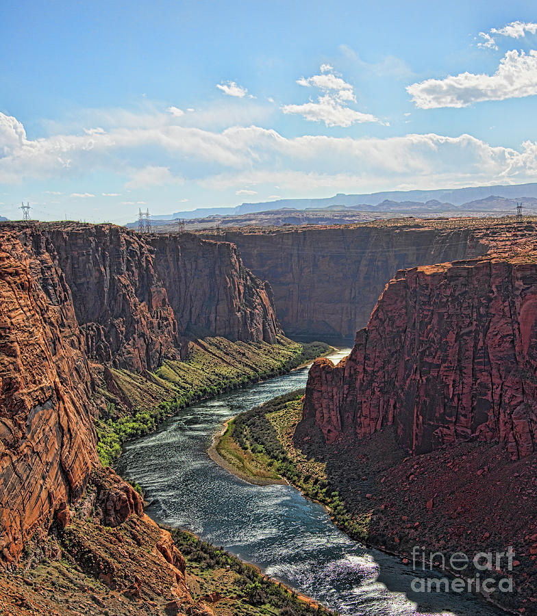 Colorado River Flows Through Arizona  Photograph by Chuck Kuhn