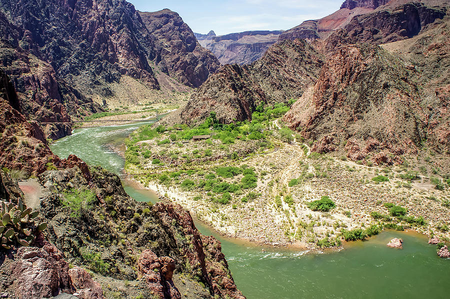 Colorado River from South Kaibab Trail Photograph by Dawn Richards