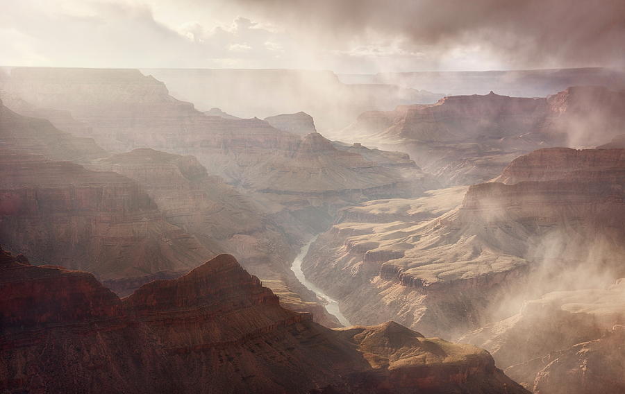 Colorado River, Grand Canyon Np, Az Digital Art by Werner Bertsch