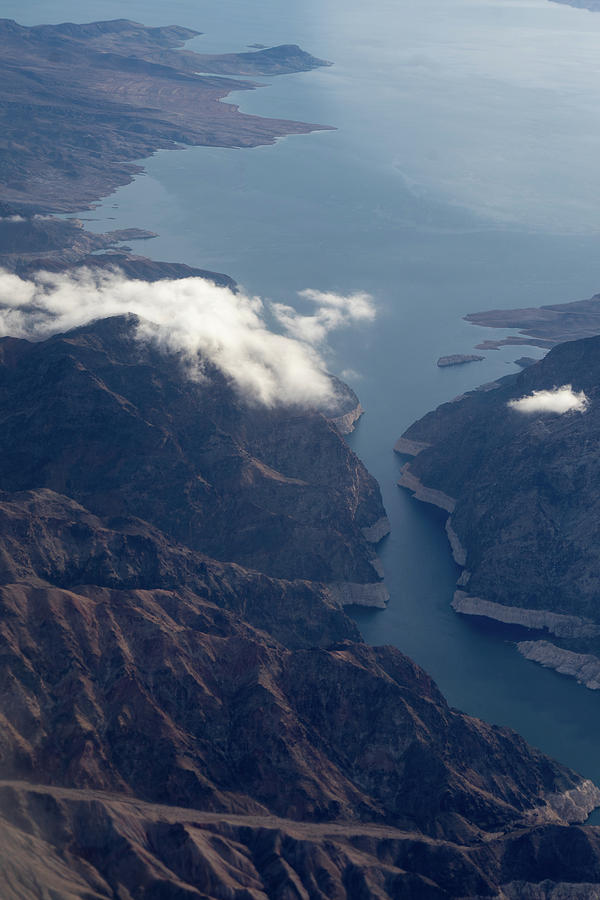Colorado River, Lake Mead, and the Black Mountains Photograph by Brooke Bowdren
